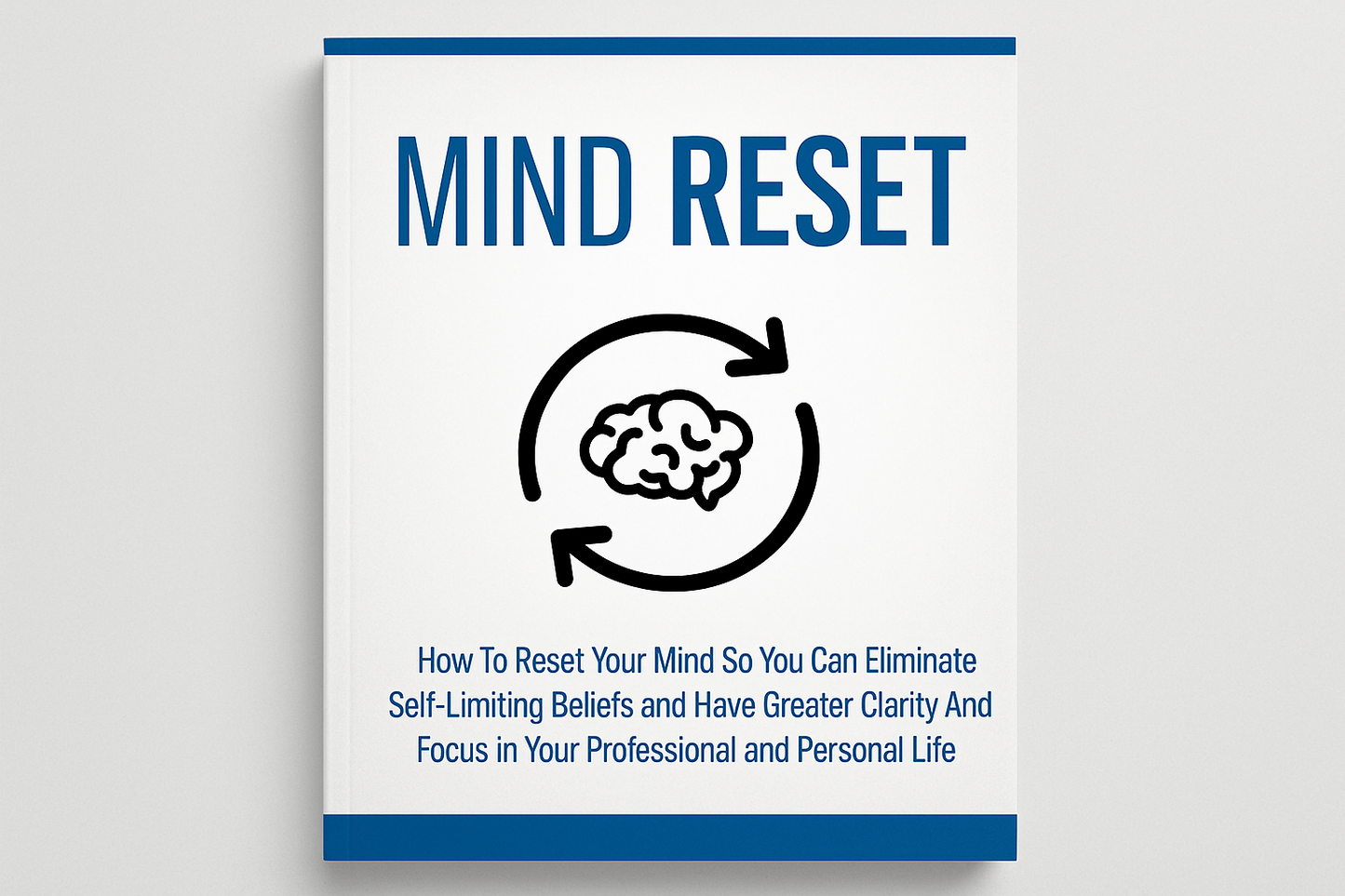 Mind Reset book cover recreation