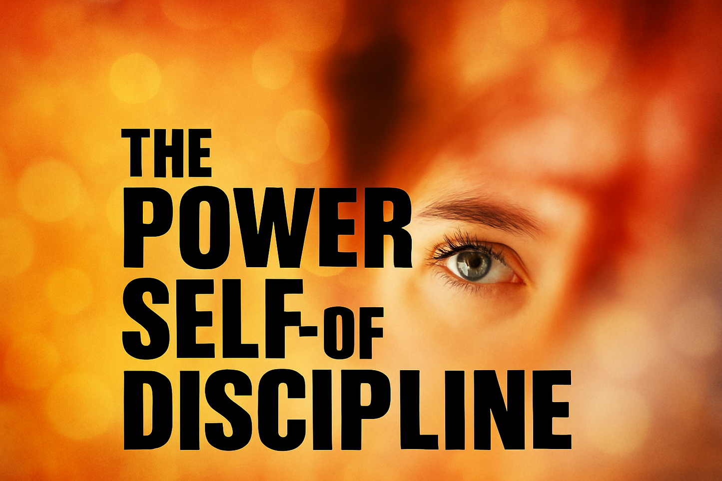 The Power of Self-Discipline book cover recreation