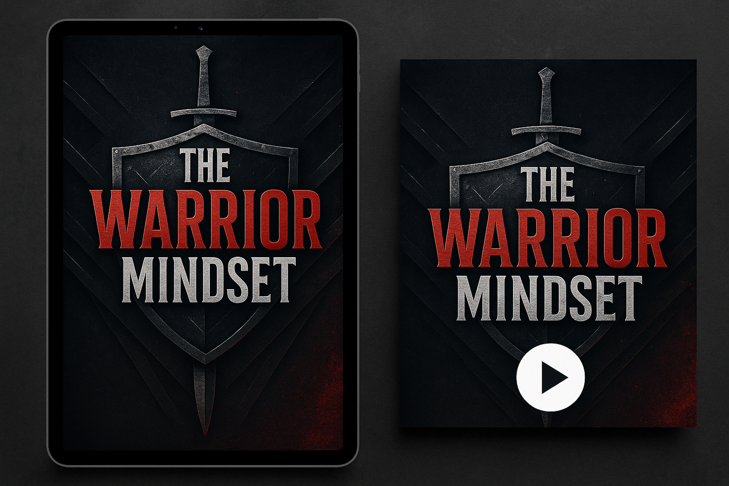 The Warrior Mindset ebook and video cover