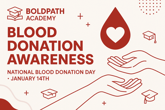 Blood Donation Awareness Educational Banner