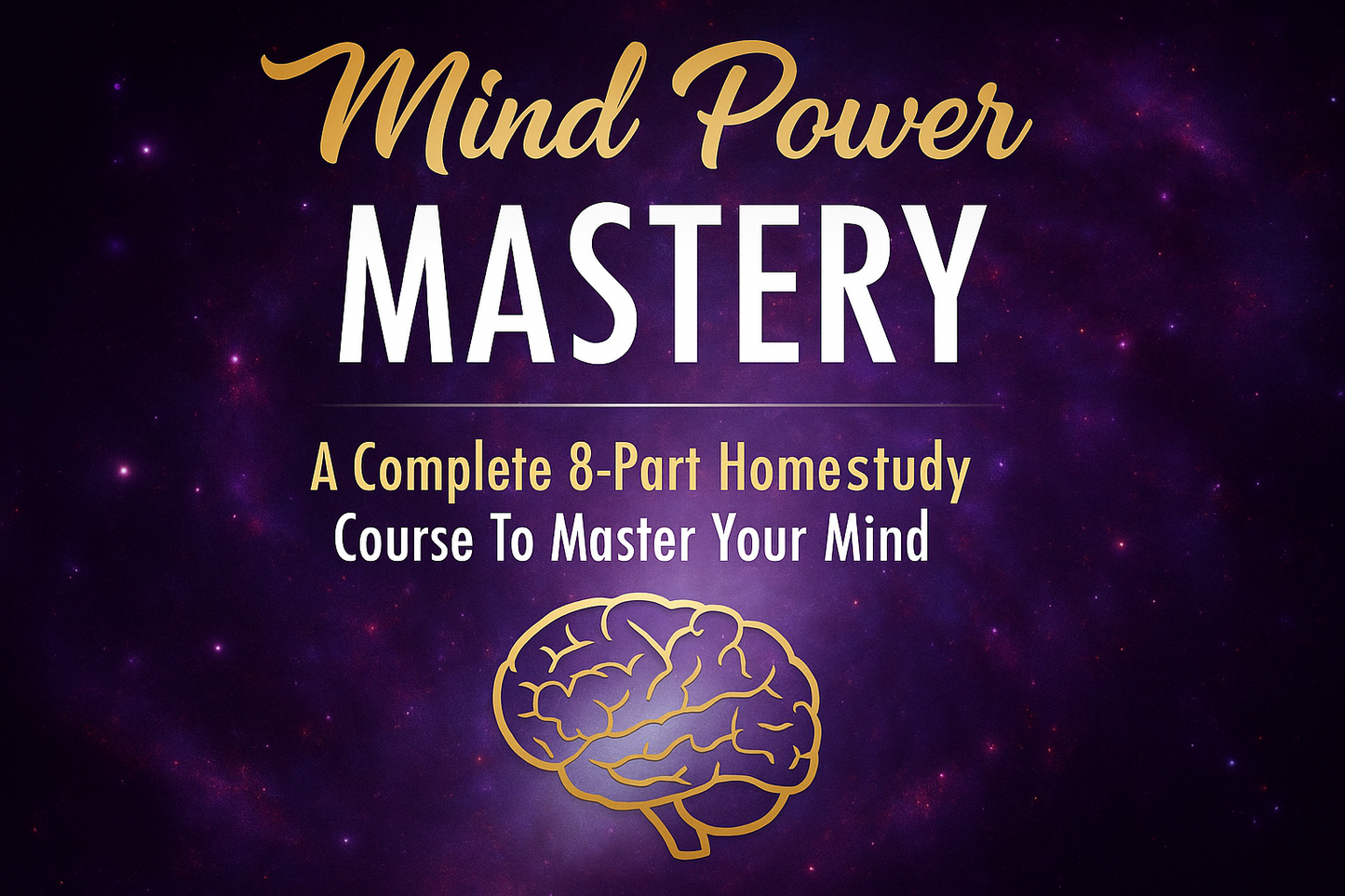Mind Power Mastery course cover recreation