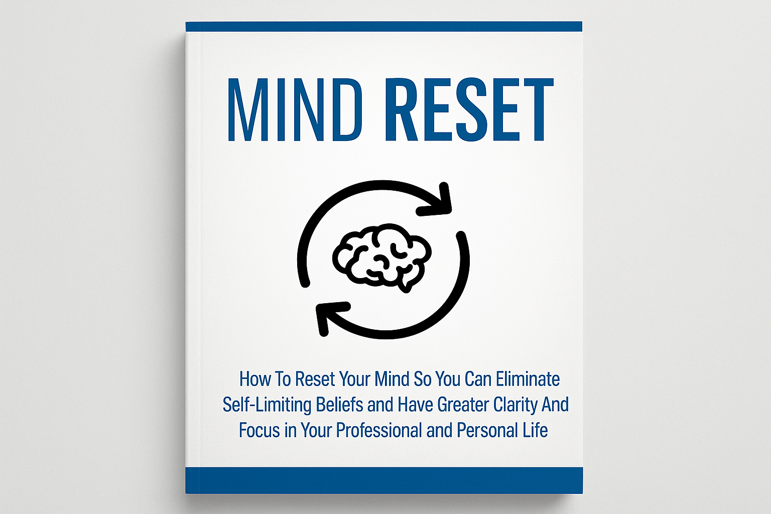 Mind Reset book cover recreation
