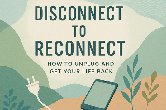 Professional ebook cover for Disconnect to Reconnect