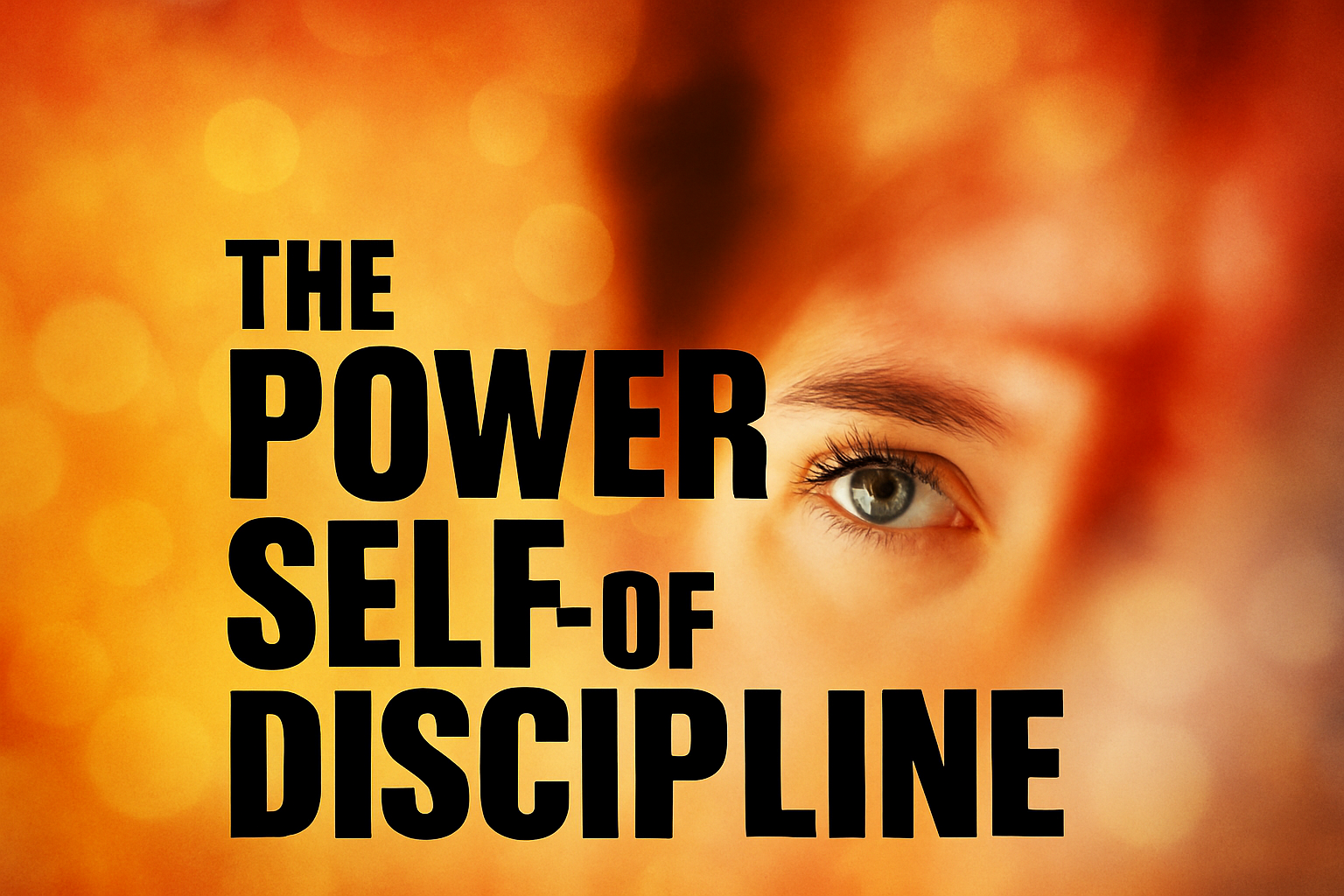 The Power of Self-Discipline book cover recreation